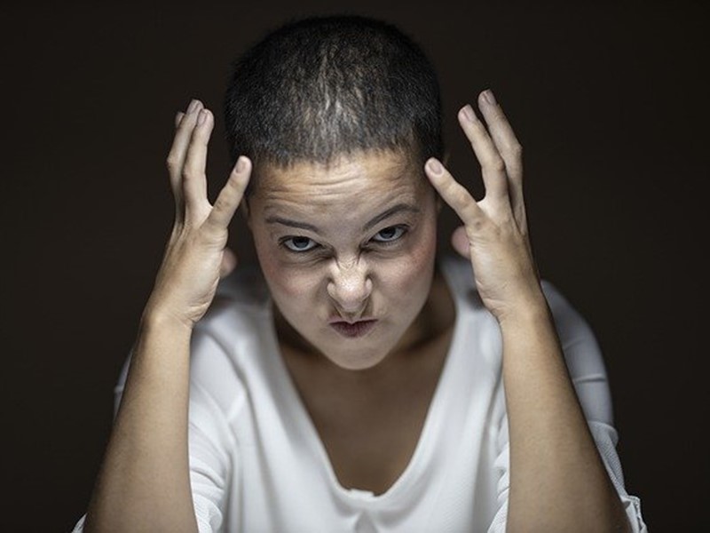 Angry person